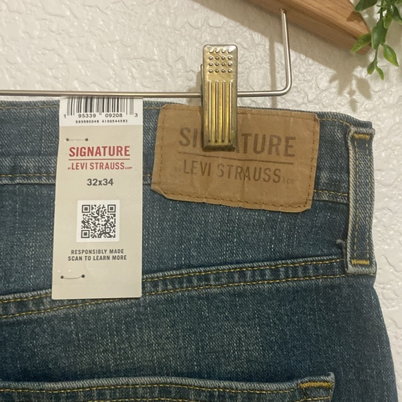 Levi Strauss Signature Straight Jeans 32 x 34 - Picture 9 of 12